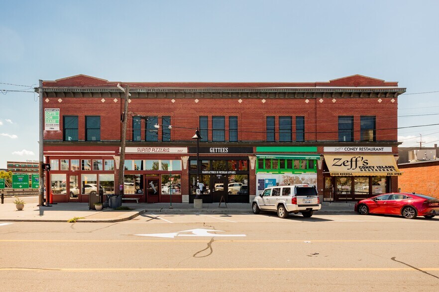 Primary Photo Of 2453-2469 Russell St, Detroit Storefront Retail Residential For Sale