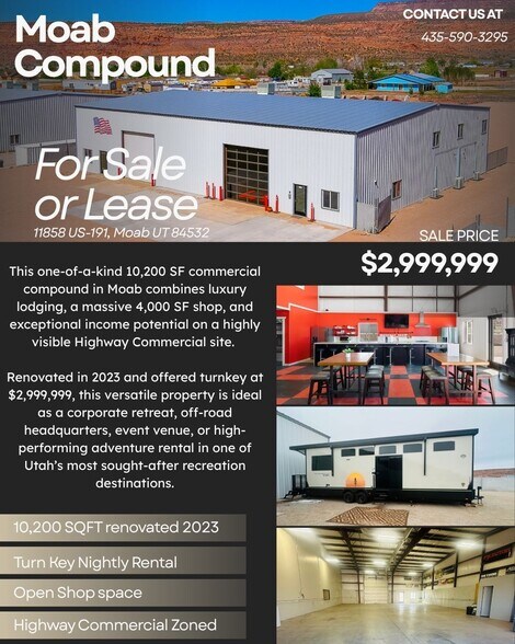 More Photos Of 11858 S Highway 191, Moab Industrial For Sale