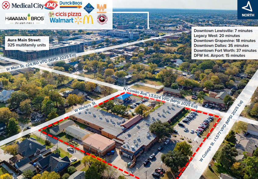 Primary Photo Of 350 W College St, Lewisville Specialty For Lease