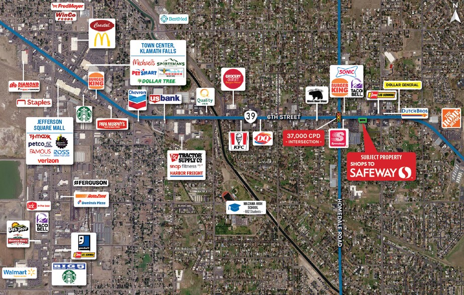 More Photos Of 5518-5538 S 6th St, Klamath Falls Storefront Retail Office For Sale