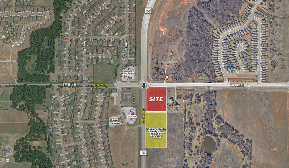 Primary Photo Of Hwy 152 & 59th St, Oklahoma City Land For Sale