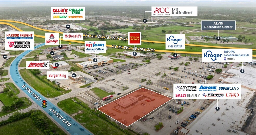 More Photos Of 1269 FM 1462, Alvin Fast Food For Sale