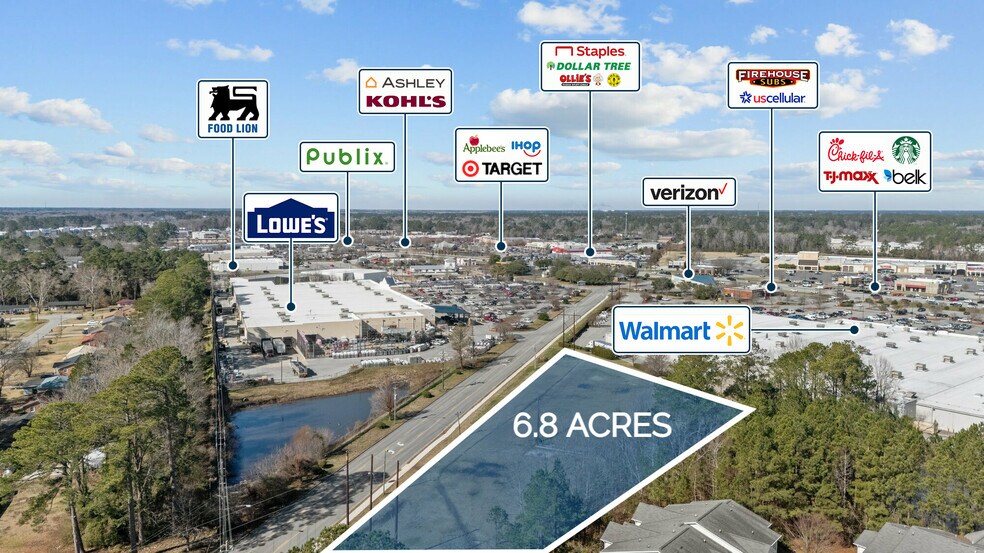 Primary Photo Of 2612 Trent Rd, New Bern Land For Sale