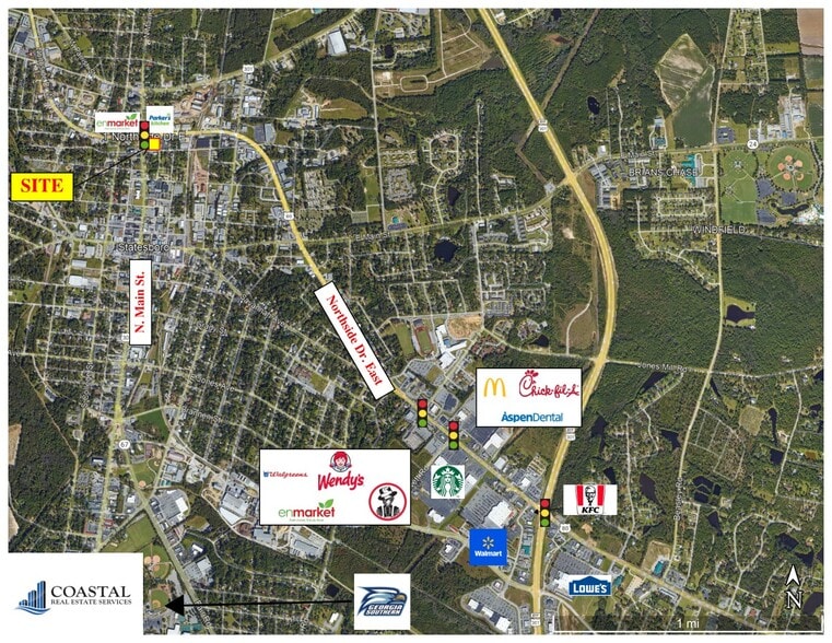 More Photos Of 1 Northside Dr E & North Main, Statesboro Land For Sale
