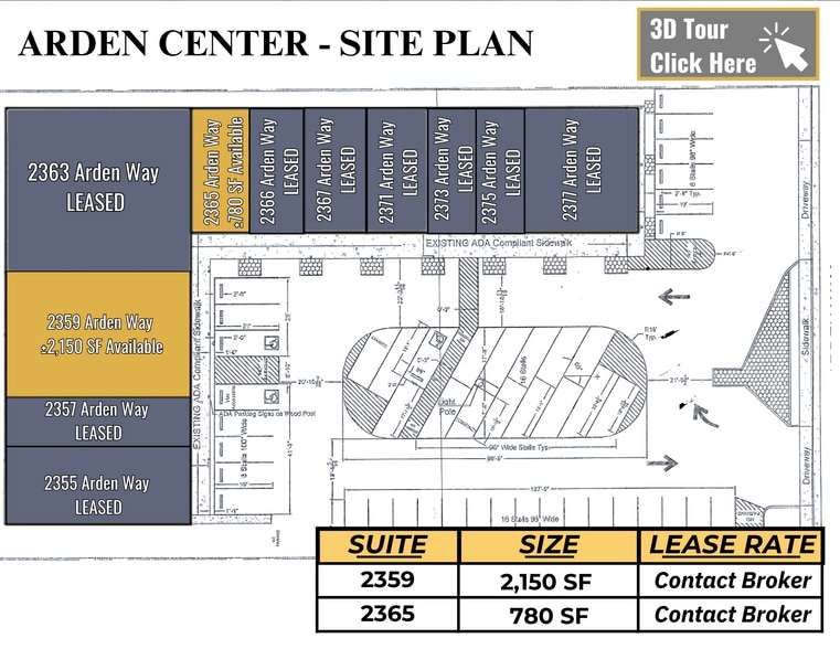 More Photos Of 2355-2377 Arden Way, Sacramento Unknown For Lease
