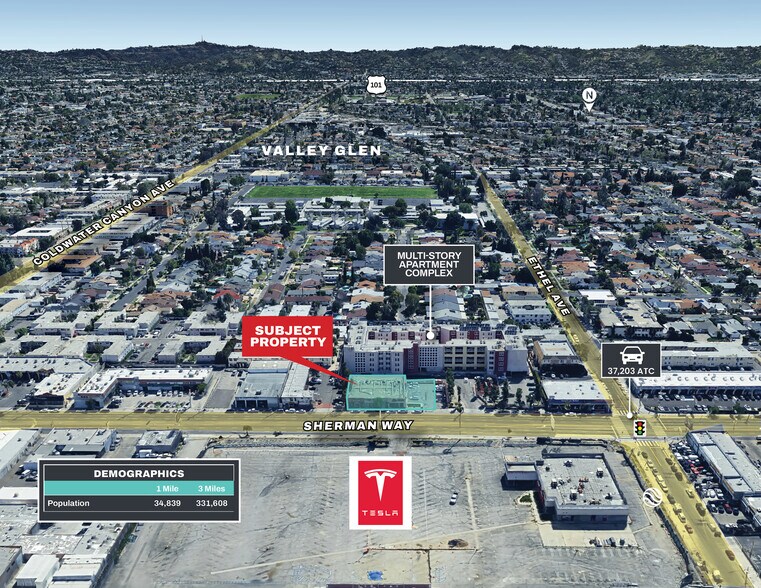 More Photos Of 13020-13026 Sherman Way, North Hollywood Freestanding For Sale
