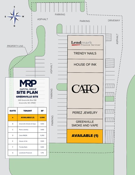 More Photos Of 240 Greenville Blvd SE, Greenville Unknown For Lease