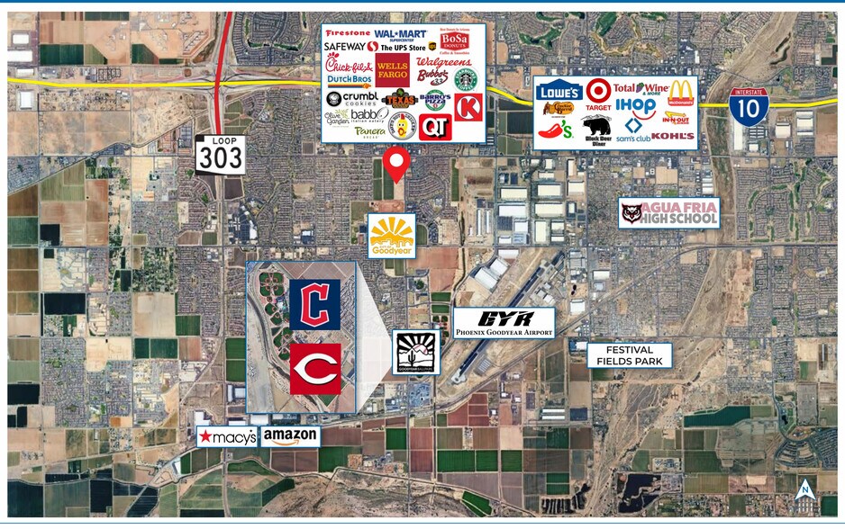 More Photos Of NW Cr NE Estrella Pky & W Hudson Way, Goodyear Land For Sale