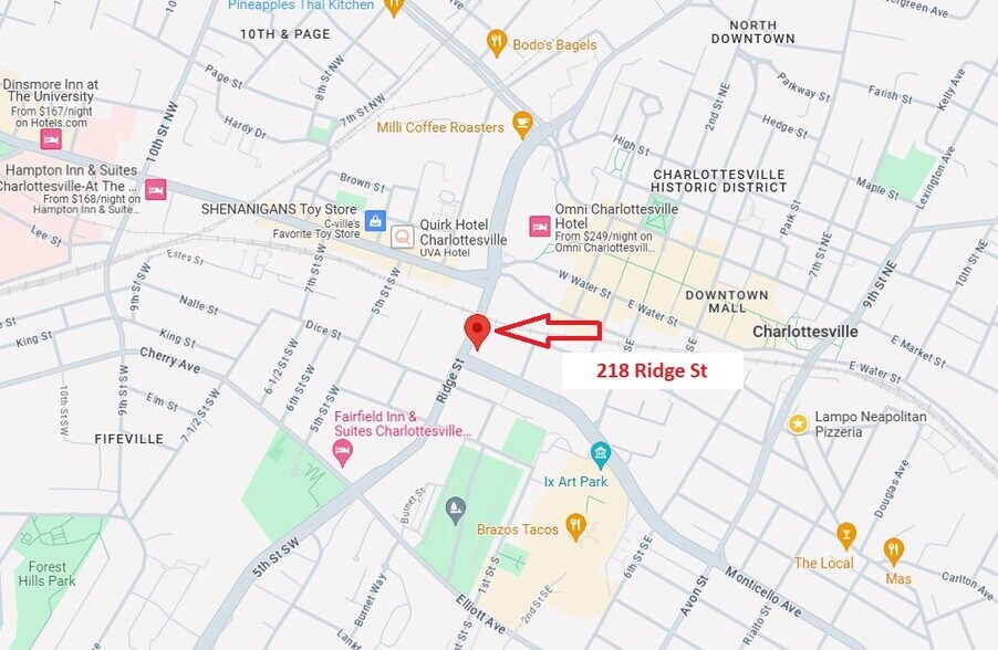 More Photos Of 218 Ridge St, Charlottesville Specialty For Sale