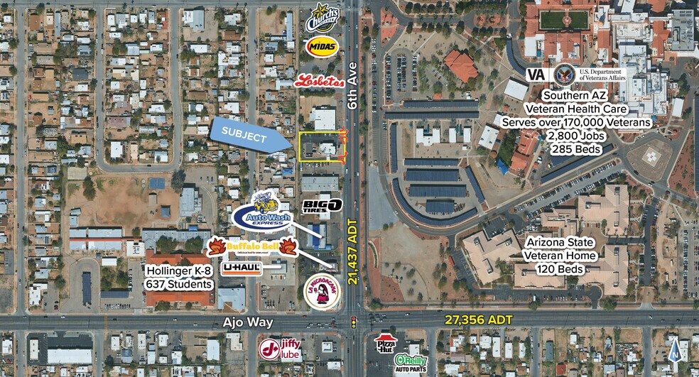 More Photos Of 3700 S 6th Ave, Tucson Fast Food For Lease