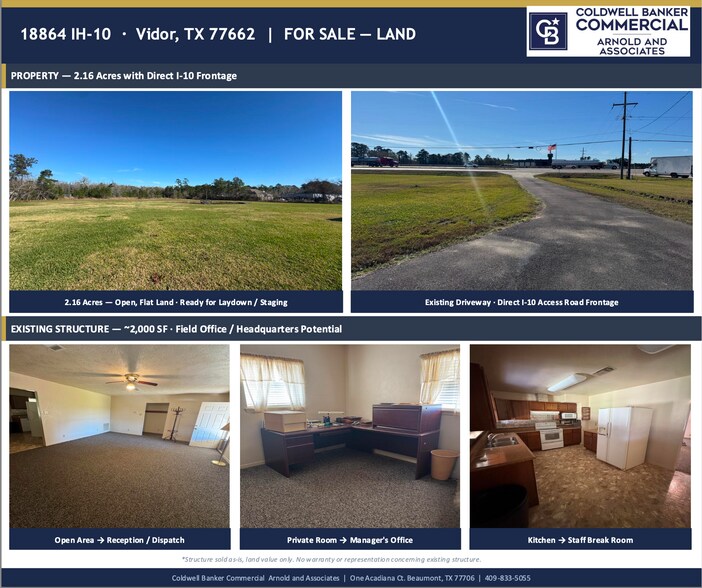 More Photos Of 18864 I-10, Vidor Land For Sale