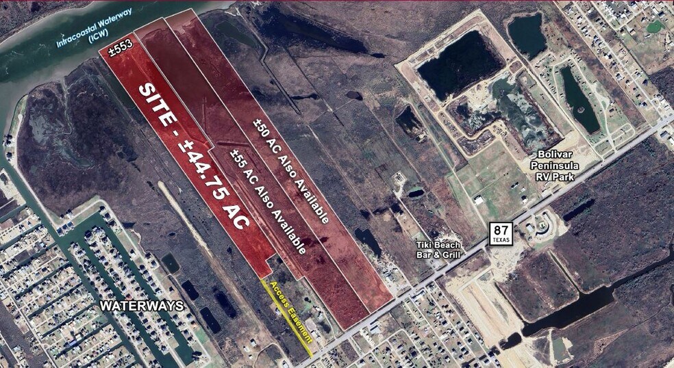 Primary Photo Of 1325½ Highway 87, Crystal Beach Land For Sale