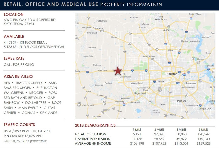 More Photos Of 701 Pin Oak Rd, Katy Storefront Retail Office For Lease