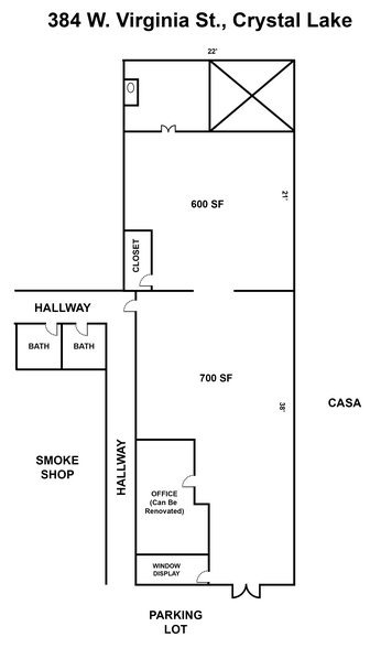 More Photos Of 382-392 Virginia St, Crystal Lake Freestanding For Lease