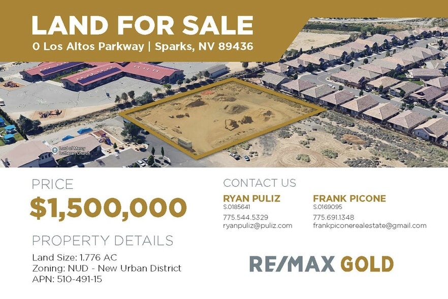 Primary Photo Of 0 Los Altos Parkway, Sparks Land For Sale
