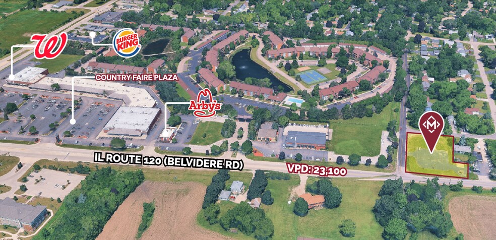 More Photos Of 18690 W Route 120 Hwy, Grayslake Land For Sale