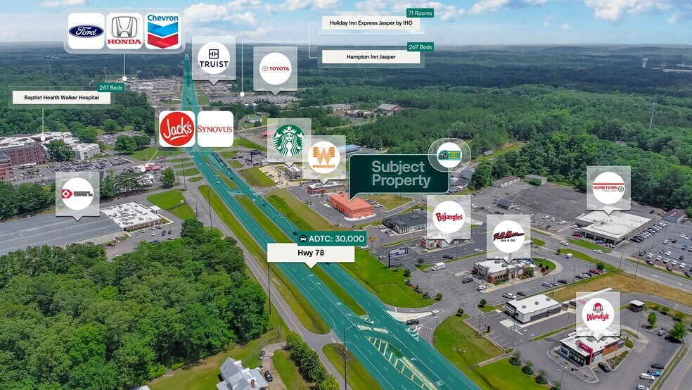 More Photos Of 3125 Highway 78 E, Jasper General Retail For Sale