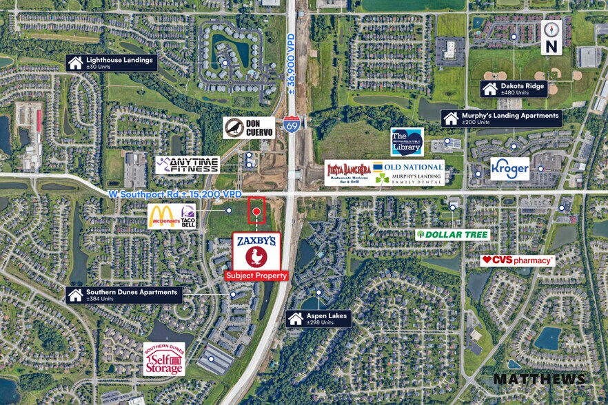 More Photos Of 2201 W Southport Rd, Indianapolis General Retail For Sale