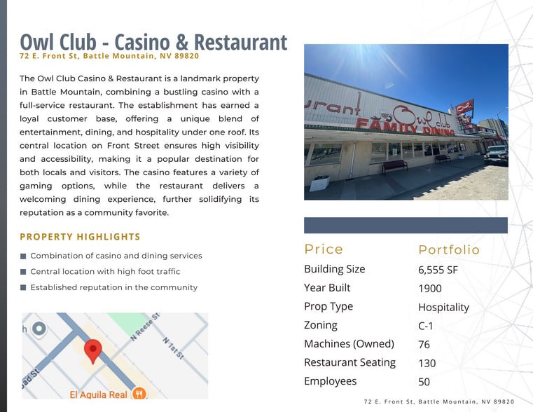 More Photos Of , Battle Mountain Unknown For Sale