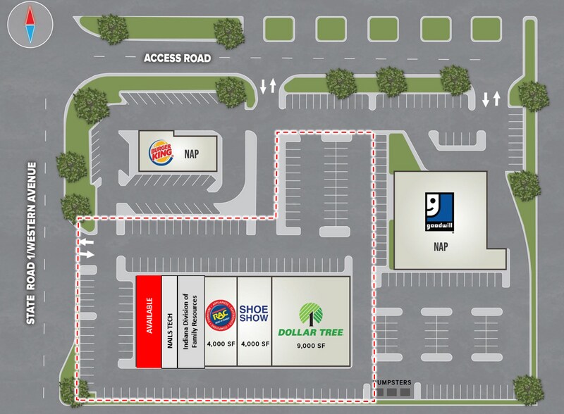 More Photos Of 3896-4000 Western Ave, Connersville Storefront For Lease