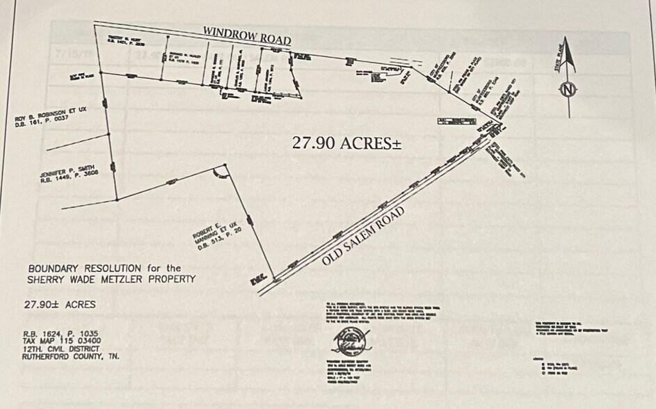 Primary Photo Of 4492 Old Salem Rd, Rockvale Land For Sale