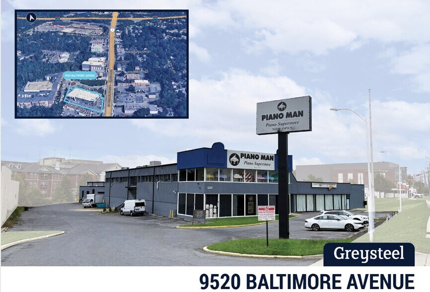 Primary Photo Of 9520 Baltimore Ave, College Park Freestanding For Lease