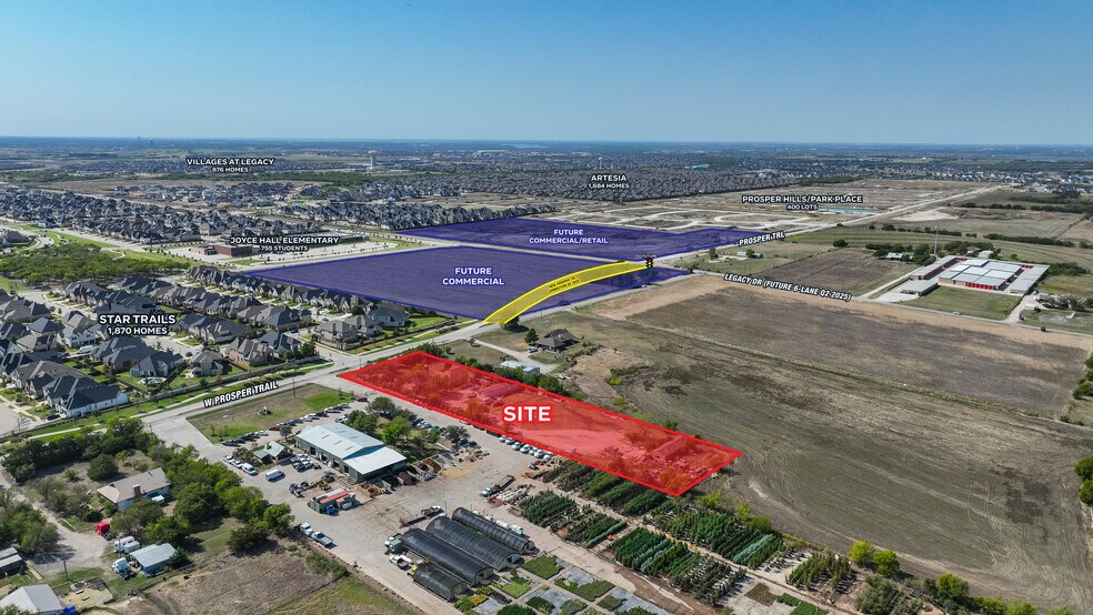 More Photos Of 2166 W Prosper Trl, Prosper Land For Sale