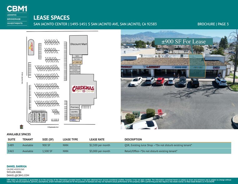 More Photos Of 1451-1469 S San Jacinto Ave, San Jacinto Restaurant For Lease