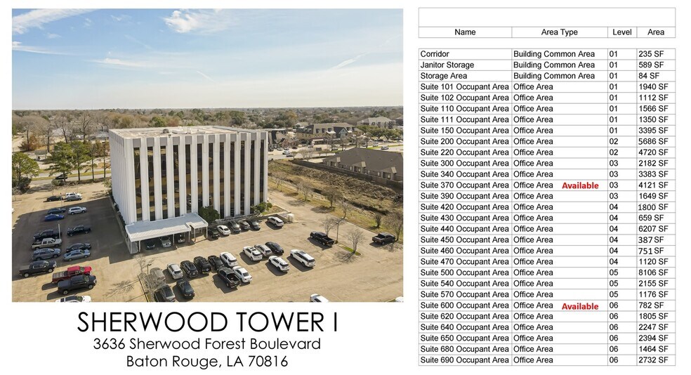 More Photos Of 3636 S Sherwood Forest Blvd, Baton Rouge Office For Lease