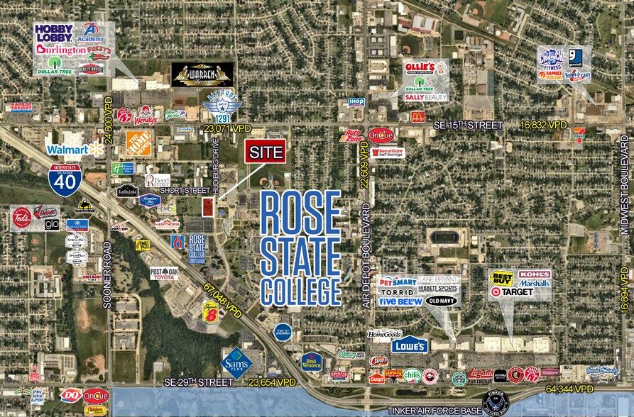 Primary Photo Of 1805 Hudiburg Dr, Midwest City Land For Sale