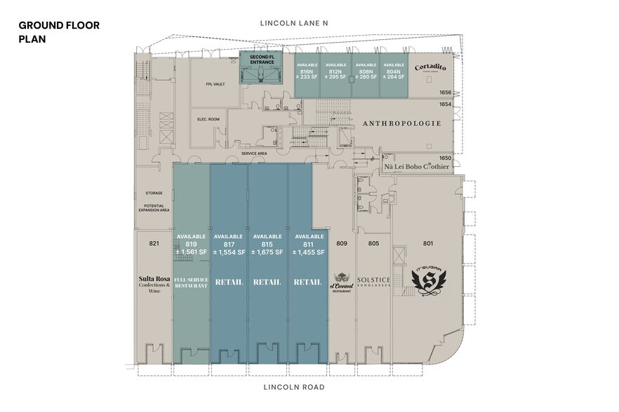 More Photos Of 801-821 Lincoln Mall, Miami Beach Storefront For Lease