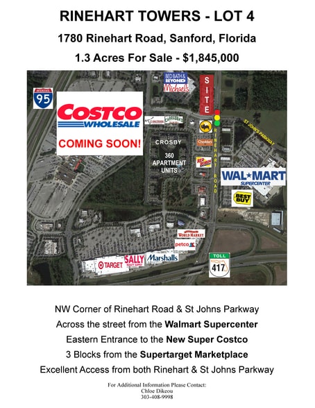 Primary Photo Of 1780 Rinehart Rd, Sanford Land For Sale