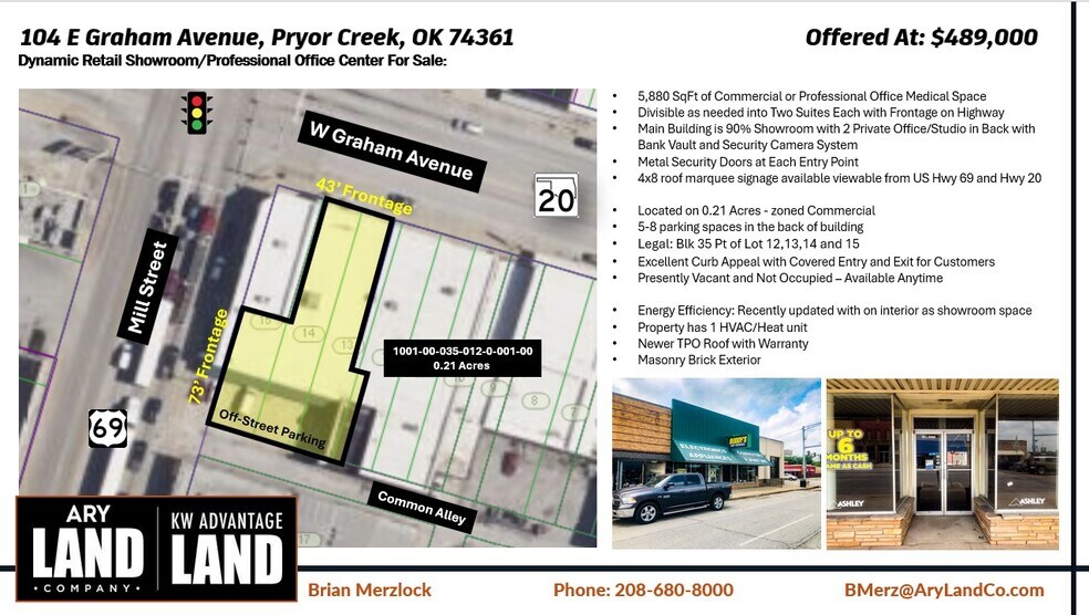 More Photos Of 104 E Graham Ave, Pryor General Retail For Sale