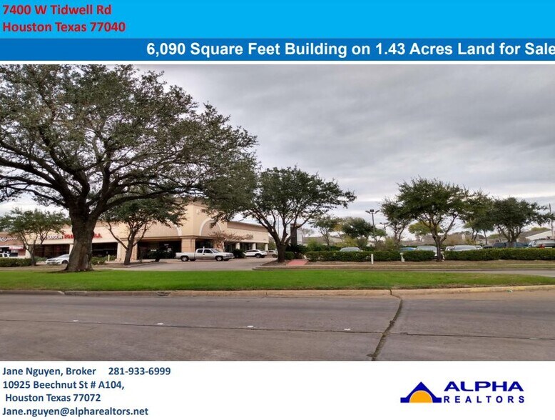 More Photos Of 7400 W Tidwell Rd, Houston Storefront Retail Office For Lease