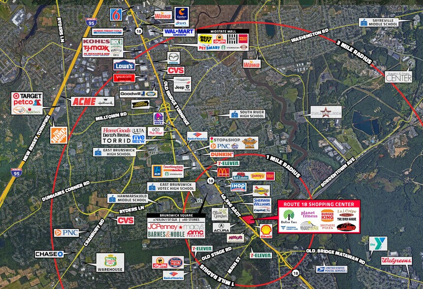 More Photos Of 1020 State Route 18, East Brunswick Unknown For Lease