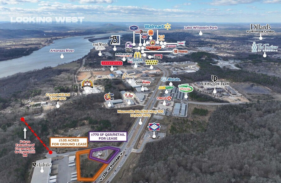 Primary Photo Of 9700 Maumelle Blvd, North Little Rock Land For Lease