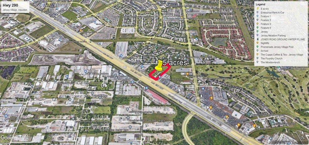 More Photos Of 17800 Northwest Fwy, Houston Land For Lease