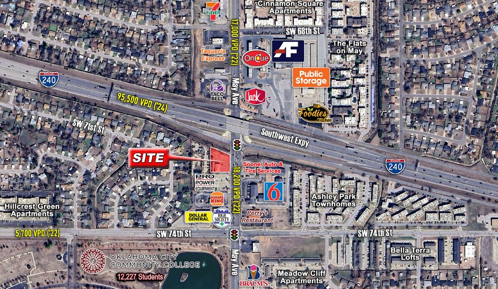 More Photos Of 7401 S May Ave, Oklahoma City Land For Sale