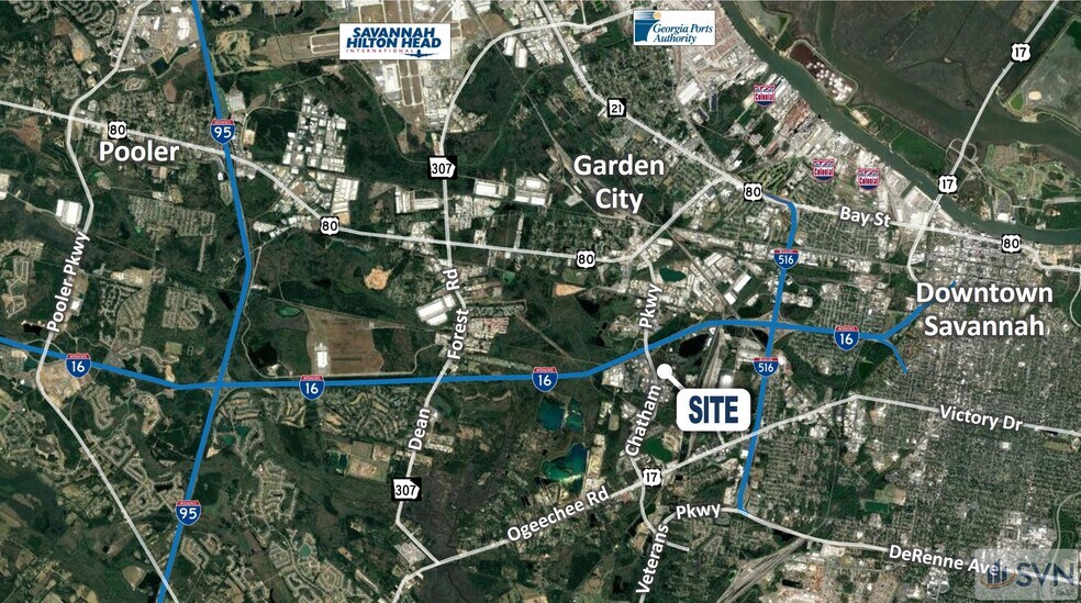 More Photos Of Chatham Parkway & Chatham Center Drive, Savannah Land For Lease