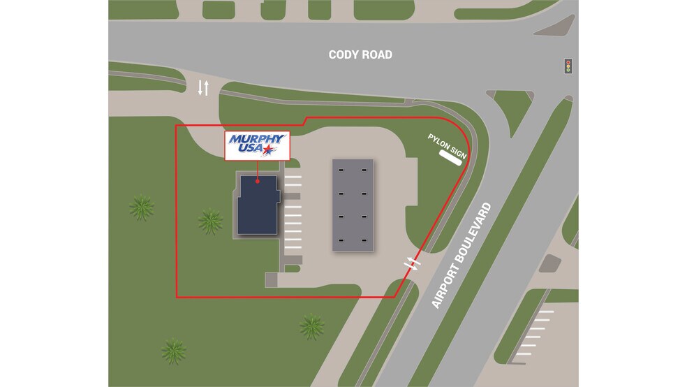 More Photos Of 7081 Airport Blvd, Mobile Freestanding For Lease