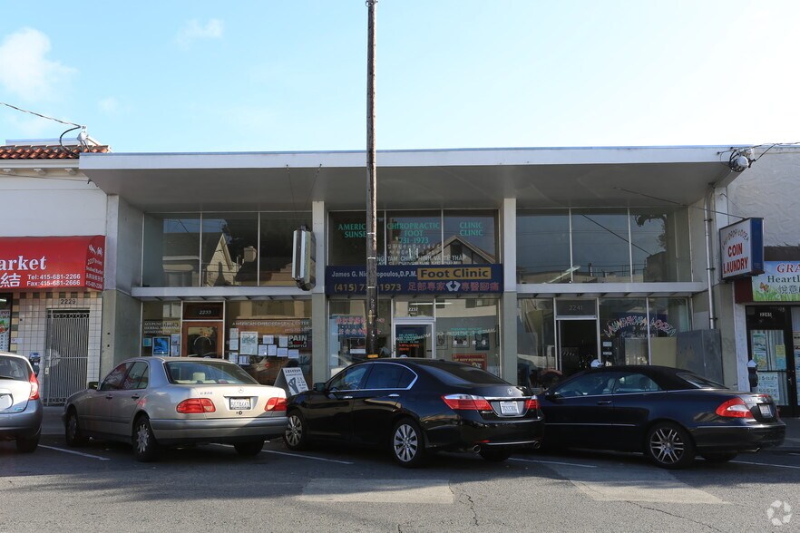 More Photos Of 2233 Irving St, San Francisco Storefront Retail Office For Lease
