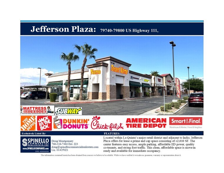 More Photos Of 79740-79900 Hwy 111 Hwy, La Quinta Unknown For Lease