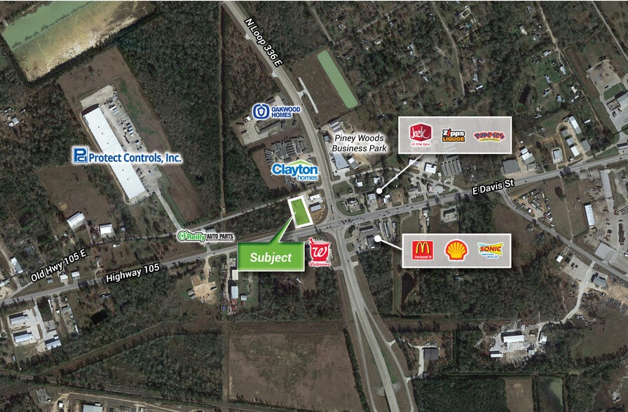 Primary Photo Of Hwy 105 E & N Loop 336 E, Conroe Land For Sale
