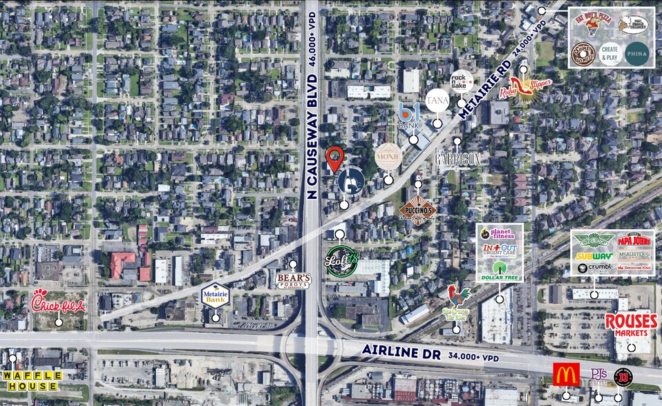 More Photos Of 405 N Causeway Blvd, Metairie Freestanding For Lease