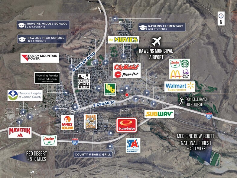 More Photos Of 1801 E Cedar St, Rawlins Hotel For Sale