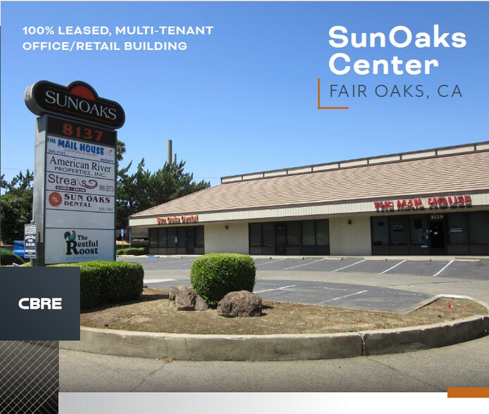 Primary Photo Of 8139 Sunset Ave, Fair Oaks Storefront Retail Office For Sale