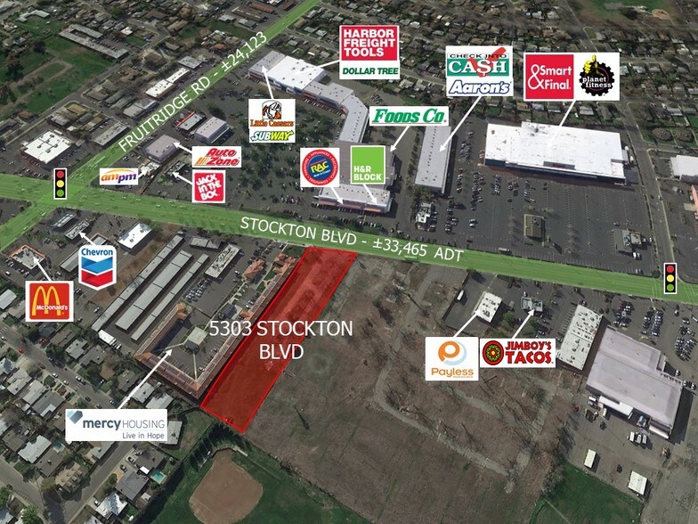 Primary Photo Of 5303 Stockton Blvd, Sacramento Land For Sale