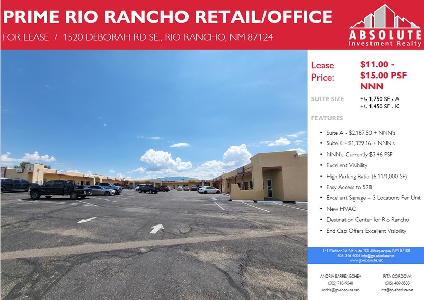 Primary Photo Of 1520 Deborah Rd, Rio Rancho Unknown For Lease