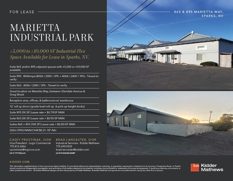 Primary Photo Of 855-895 Marietta Way, Sparks Warehouse For Lease
