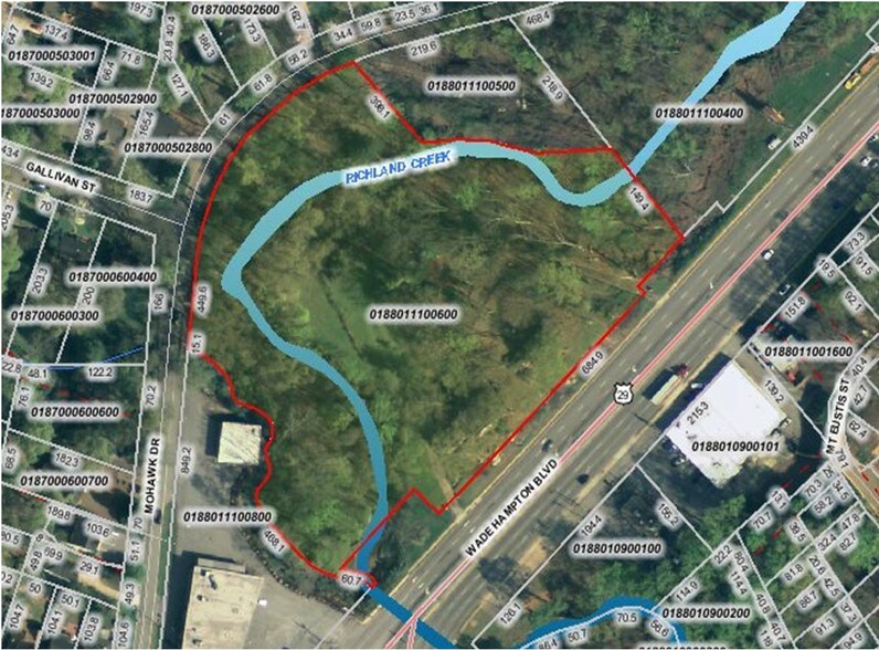 Primary Photo Of 237 Wade Hampton Blvd, Greenville Land For Sale